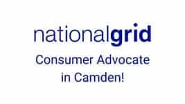 National Grid consumer advocate in Camden sign