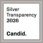 Silver Transparency 2026 Candid badge