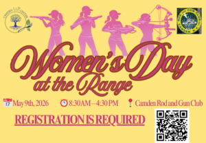 Women's Day at Camden Range event poster